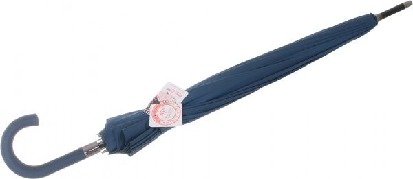 Зонт Классическая трость, автомат синий 