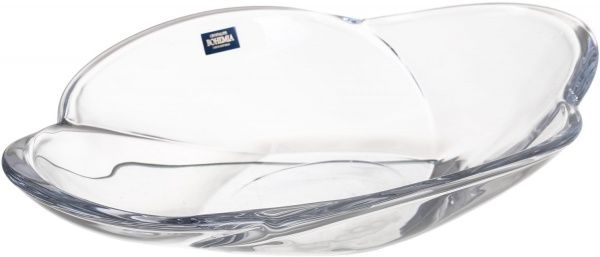 Блюдо Globus скляне прозоре 33 см Bohemia