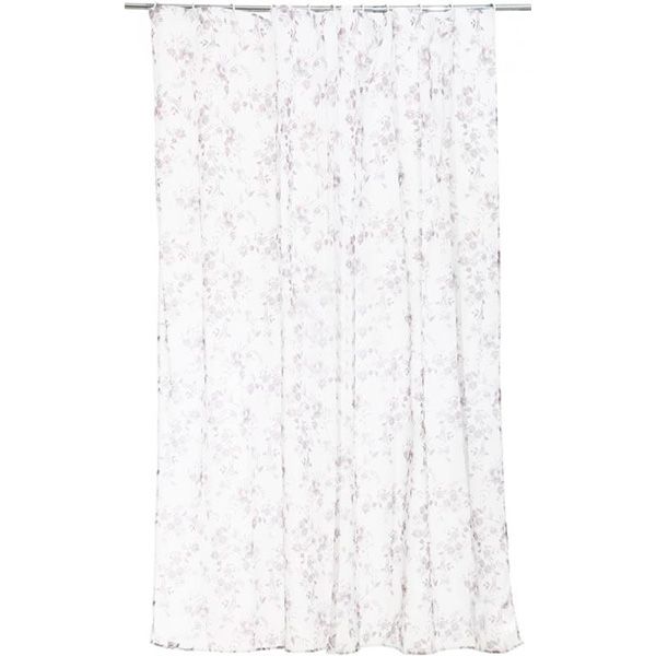 Тюль La Nuit Этамин Цветы фиолетовая 290х275 см