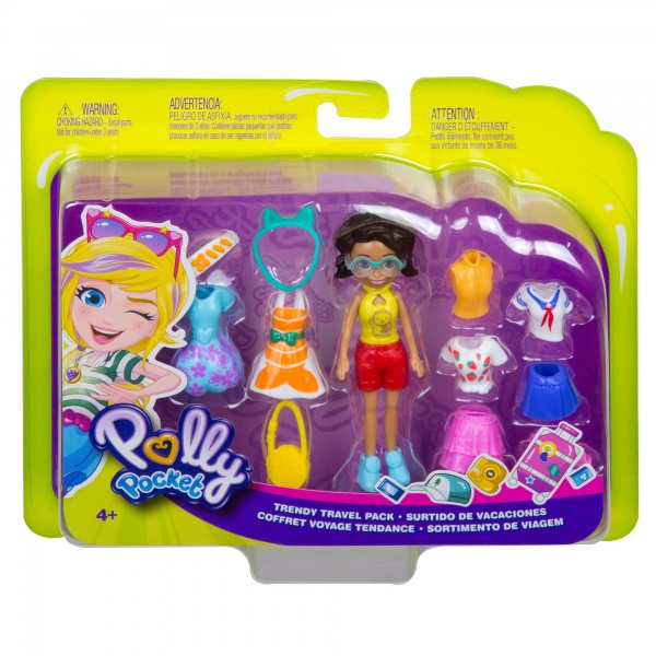Игровой набор Polly Pocket Маленькая модница в путешествии в ассортименте GFT92
