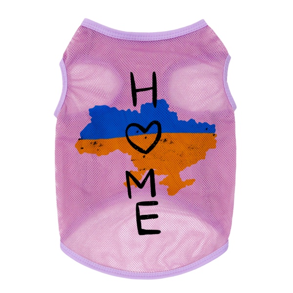 Майка Waudog Сlothes Дім сітка рожева S