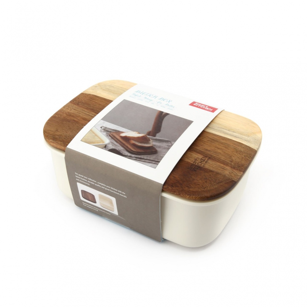 Масленка Smart Kitchen by Flamberg Milk white 16,6х11,7х6,8 см