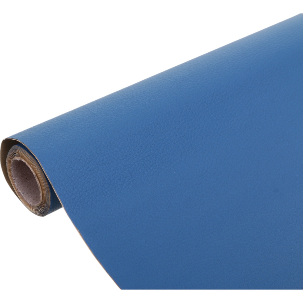Самоклеющаяся экокожа Vivendi синяя 0,5x1,35 м