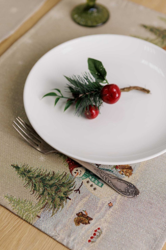 Серветка La Nuit Зимовий ліс 35x45 см