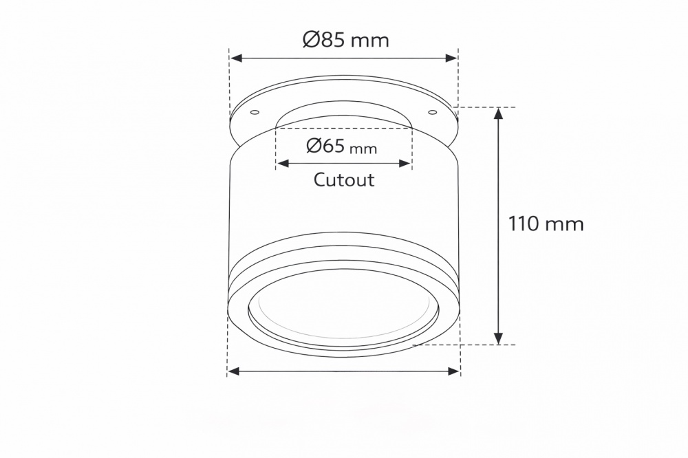 Светильник точечный LIGHT SET LUG LS-GX 85110 12 Вт GX53 белый