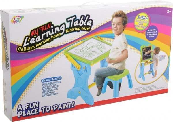 Доска-столик Shantou для творчества многофункциональный флуоресцентный синий