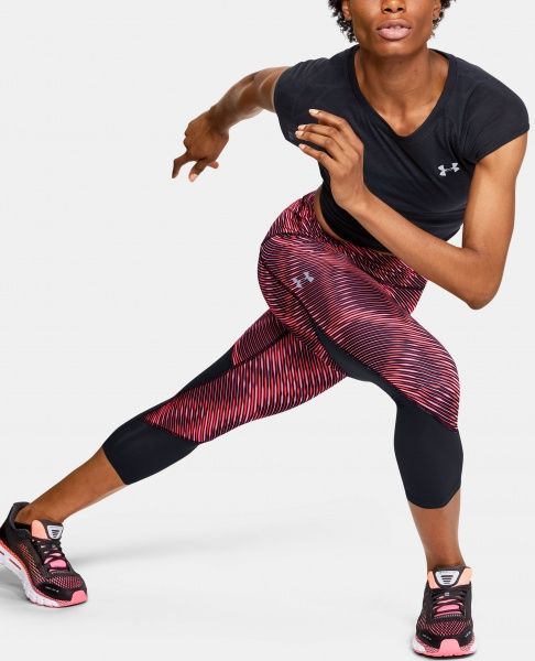 Лосини Under Armour W UA Fly Fast HeatGear Printed Crop 1353511-691 S рожевий