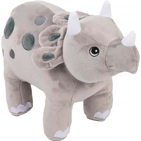 Мягкая игрушка Luna Kids Дейзи Трицератопс серый 38х22х15 см серый NR-4