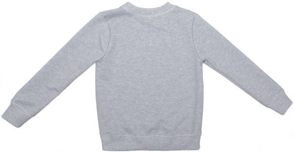 Свитшот Маленькие люди 10 р.128 серый меланж 