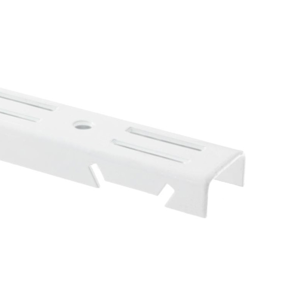 Стойка к гардеробной системе Kolchuga 1500 мм с двойной перфорацией белый