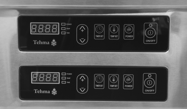 Плита индукционная Tehma 2-х конф - 3,5 кВт 400х800х850 мм напольная