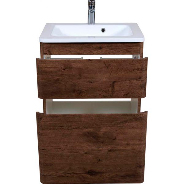 Тумба напольная Aqua Rodos Акцент под умывальник из искусственного камня Альфа 60 см