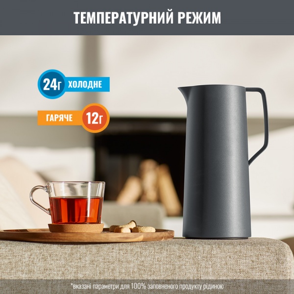 Термоглечик Motiva 1.0 л антрацит n4170110 Tefal
