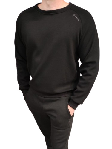 Свитшот LOGOS-Tac реглан теплый 04-06-00-0042 р.3XL черный