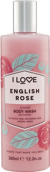 Гель для душа I love Английская роза 360 мл
