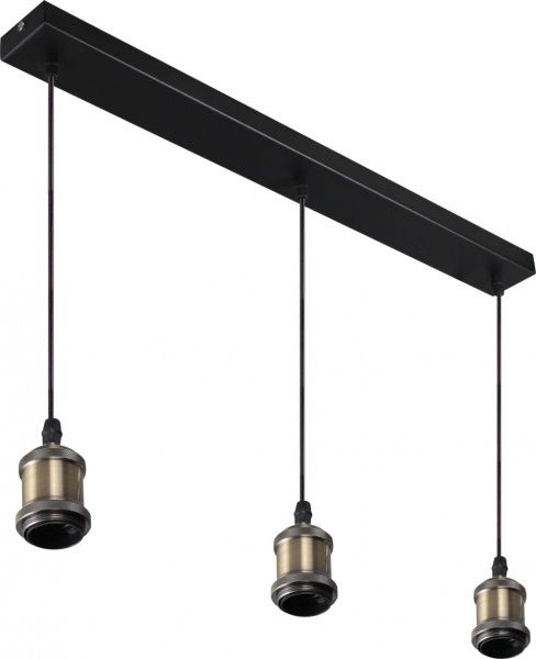 Подвес Светкомплект Loft RL 650 3x40 Вт E27 бронза/черный 