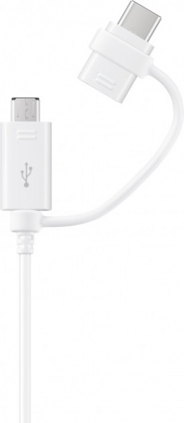 Кабель Samsung USB – microUSB + USB Type C 1,5 м білий (EP-DG930DWEGRU) 