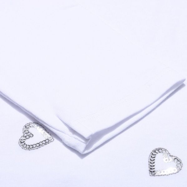 Футболка для дівчаток MAX&MIA 3H3903 р.110 білий 