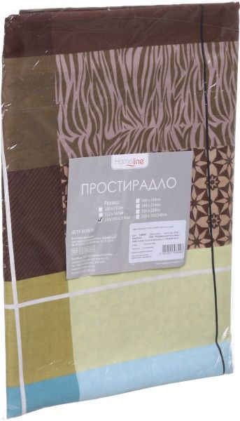 Простирадло бязь 145x215 см в асортименті Home Line 