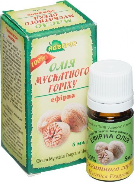 Ефірна олія Адверсо Мускатного ореха 5 мл 