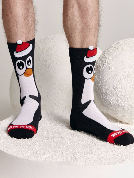 Носки мужские DiWaRi DW NEW YEAR 21С р.27-29 черный