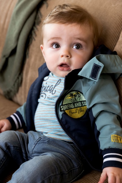 Куртка для хлопчиків Dirkje р.110 синьо-зелений V42685-35 