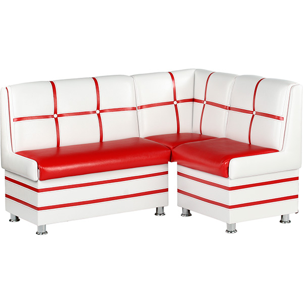 Куточок кухонний Сицилія 1.81х1.21 м червоно-білий 2 категорія