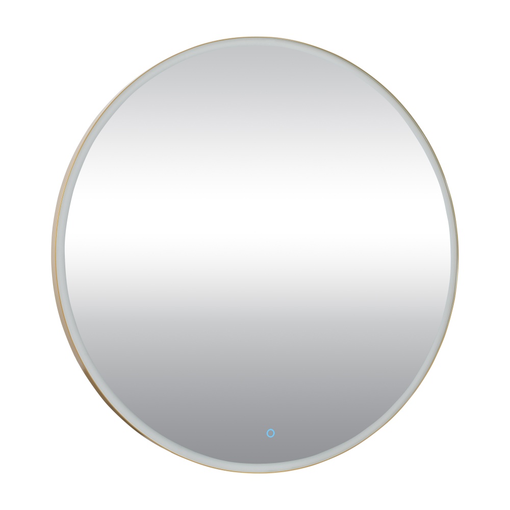 Зеркало со встроенной подсветкой Aqua Rodos Lorenzo gold D-100 sensor