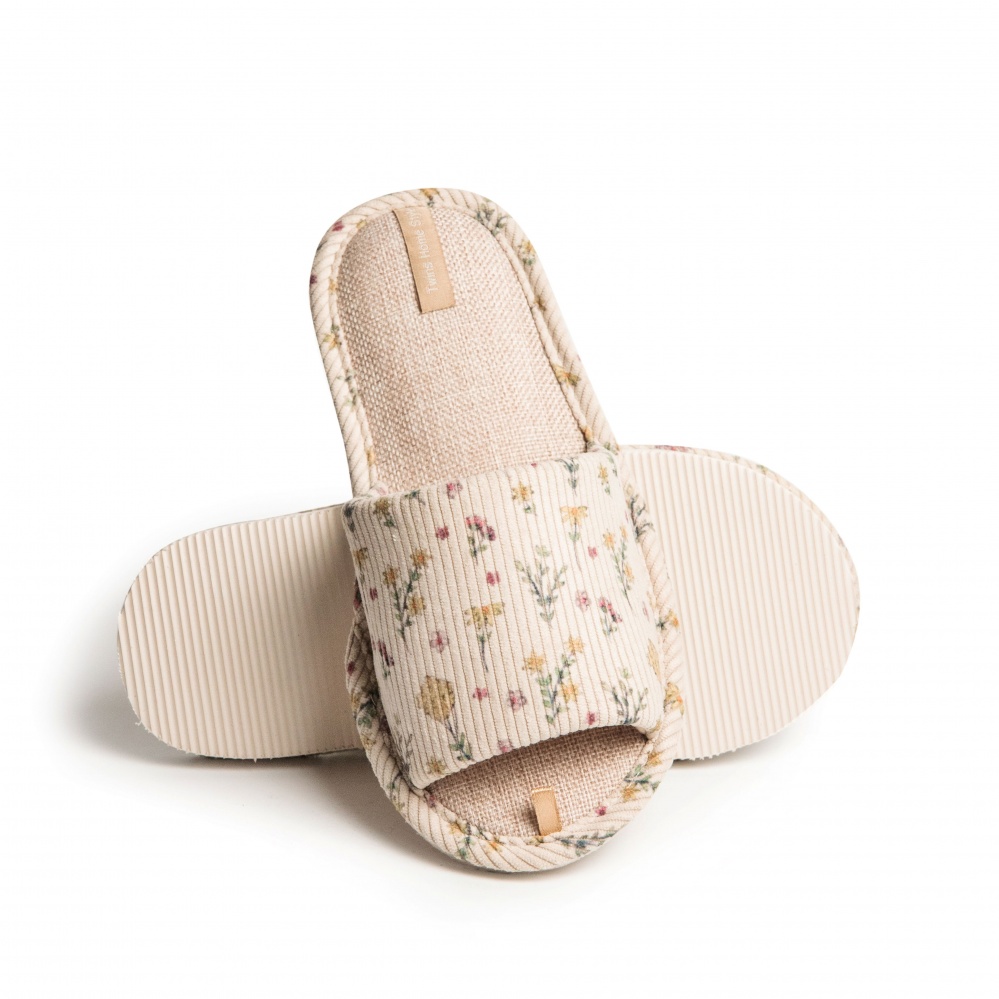 Капці для дівчаток Twins Provence вельвет р.30-31 бежевий 17354