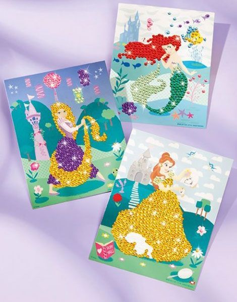Набор для творчества Totum Бриллиантовая аппликация. Принцессы Диснея 44227