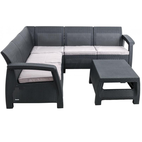 Комплект мебели Curver Corfu Relax антрацит