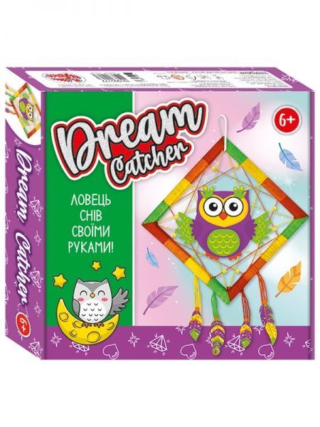 Набор для детского творчества Чудик Ловец снов своими руками Совенок 443594