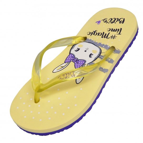 Вьетнамки для девочки Bitis 21144-12 р.35 желтый 