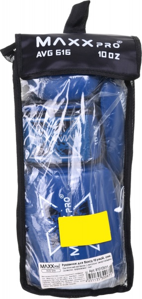 Боксерські рукавиці MaxxPro AVG-616 р. 10 синій
