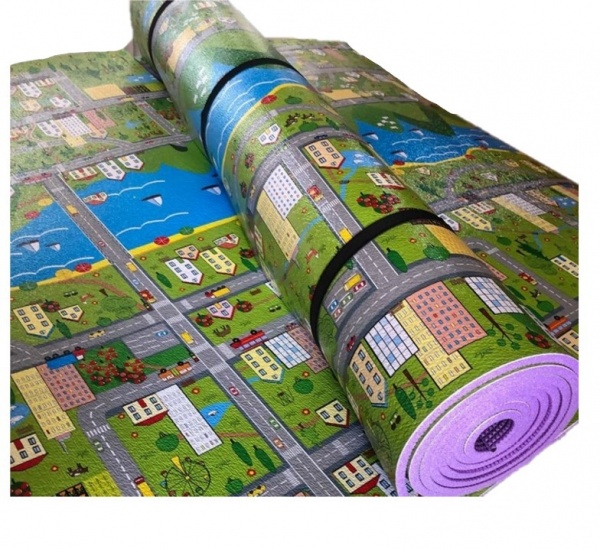 Розвиваючий килимок Termoizol Паркове місто 1,2 x 5 м