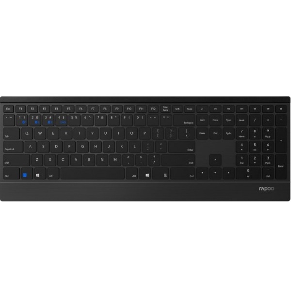 Клавіатура бездротова RAPOO (E9500M black) black 