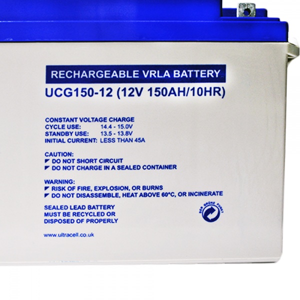 Акумулятор Ultracell UCG150-12 150Ah