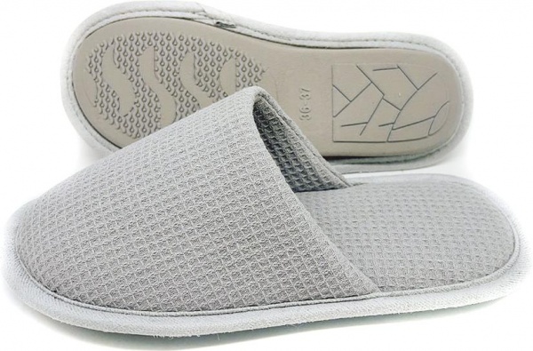 Капці домашні La Nuit Home Ваффі р.36/37 сірий 