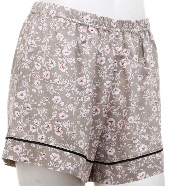 Шорти Trio жіночі BIZE принт квіти р. M оливковий