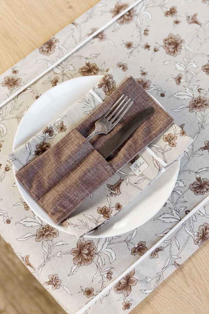 Чехол для приборов Прованс Сappuccino Коричневый 10x24 см