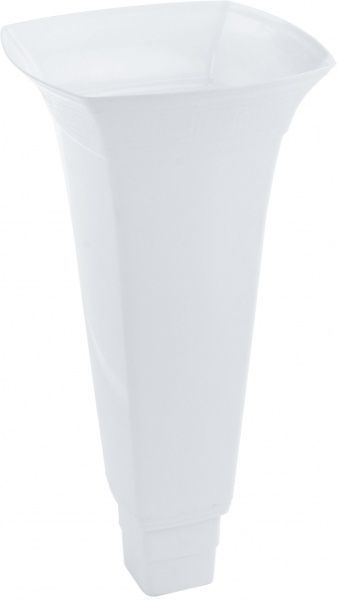 Корпус вазы Lamela для цветов квадратный 14,1л белый перламутровый 