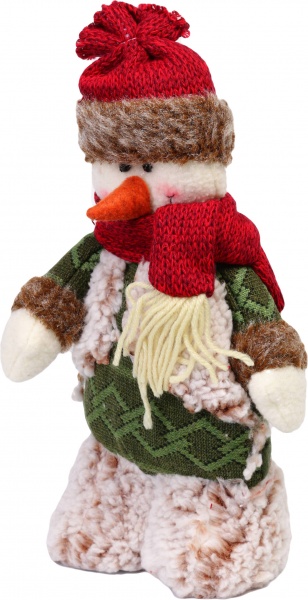 Декорация новогодняя Дед Мороз/Снеговик в ассортименте 30 см 