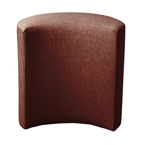 Пуф Марбет Полумесяц 400x400x240 мм Malaga №04 коричневый 