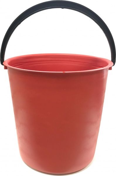 Відро без кришки червоне 10 л 