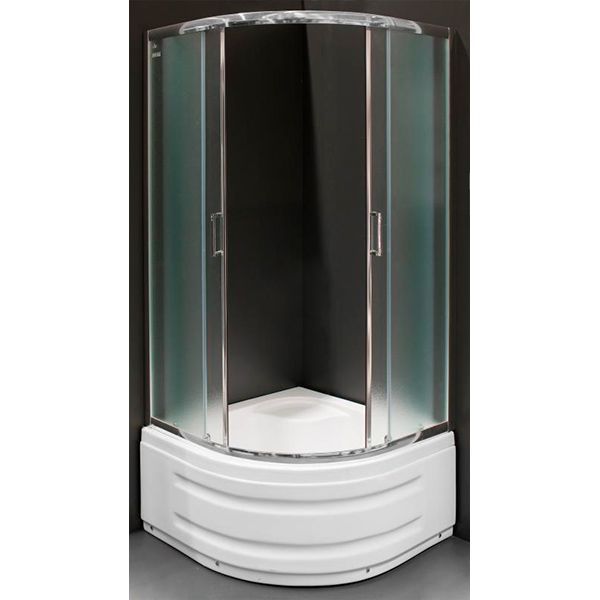 Душевая кабина Polaris Madeira 100x100 профиль хром, стекло матовое