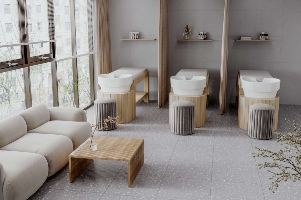 Плитка Golden Tile Joy terrazzo сірий JO2530 60x60