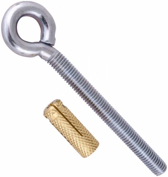 Дюбель распорный с O-крюком 8x80 мм 2 шт EXPERT FIX