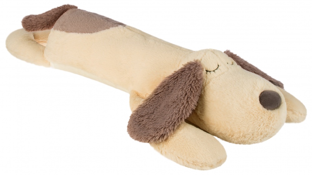 М'яка іграшка подарункова INKATOYS Собака-обіймака коричневий із кремовим SOO3_SU