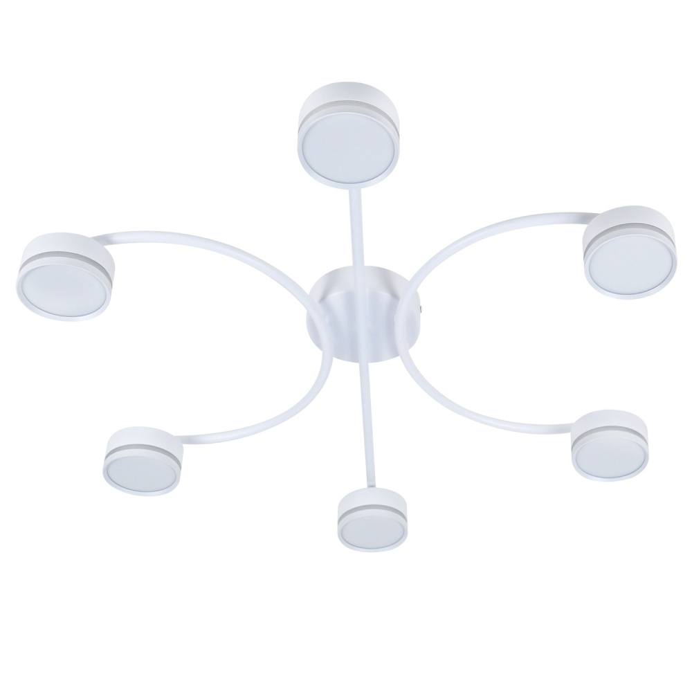 Люстра потолочная Victoria Lighting 6xGX53 белый Currant/PL6 white