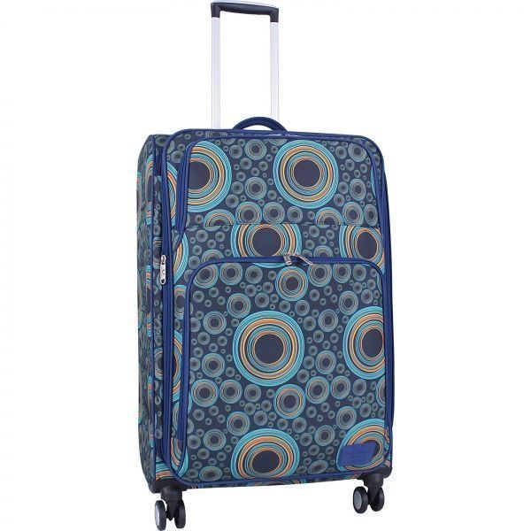 Чемодан Bagland Леон 90 л синий 654 (003796627 